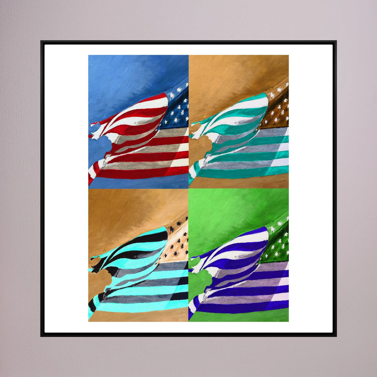 Stars & Stripes — composite presentation mockup