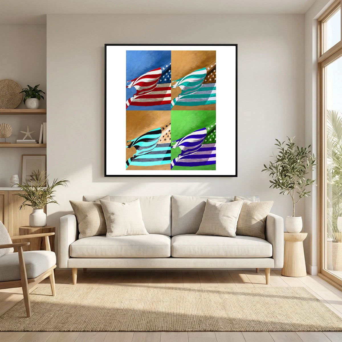 Stars & Stripes — composite presentation mockup