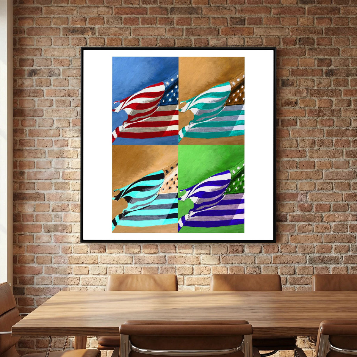 Stars & Stripes — composite presentation mockup