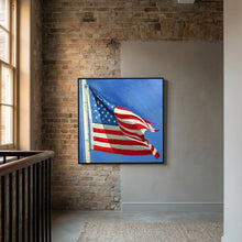 Stars & Stripes facing right — art print presentation mockup