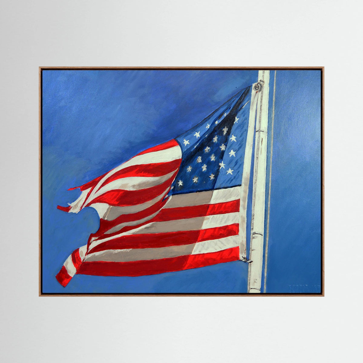 Stars & Stripes — art print presentation mockup
