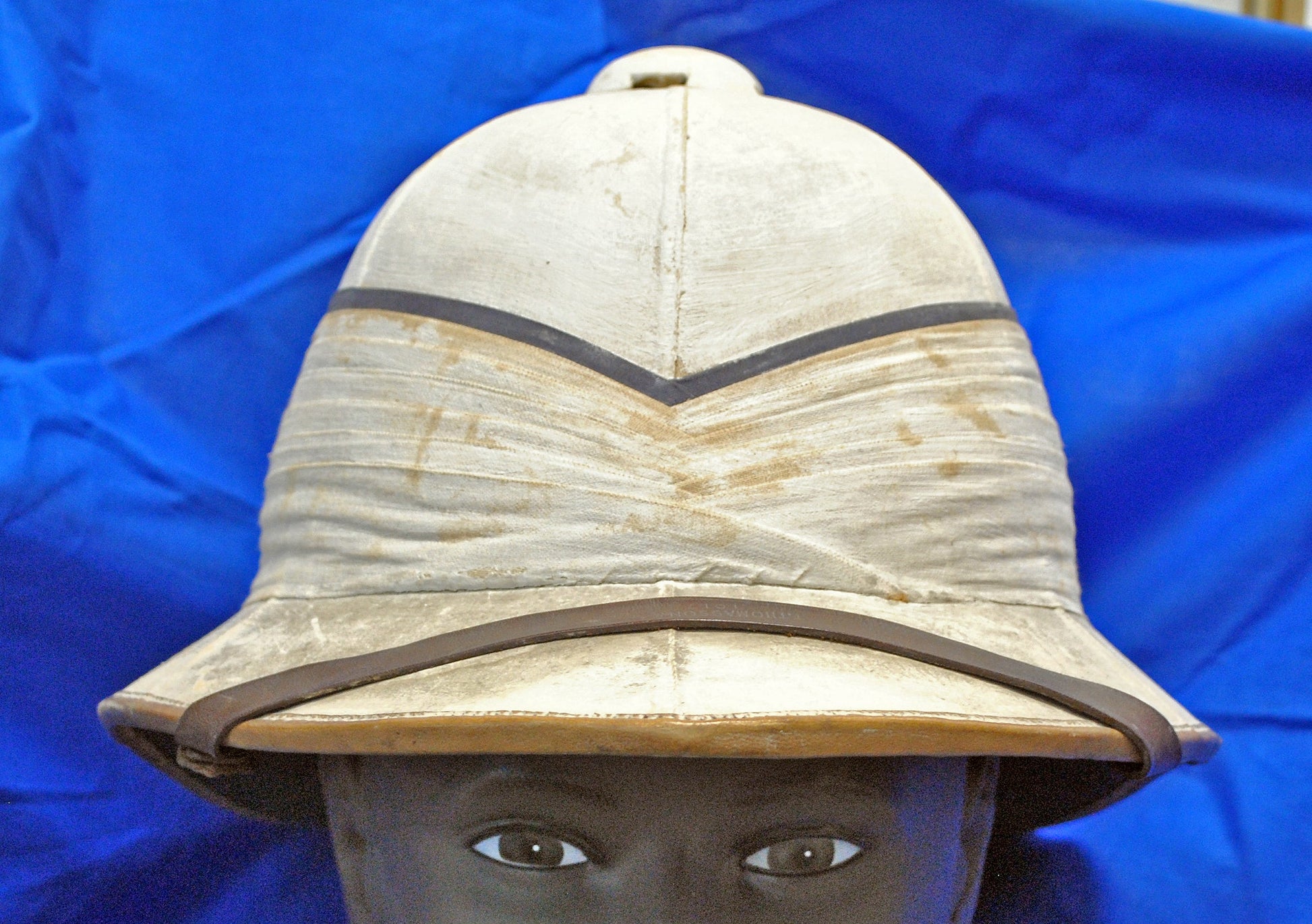 Sun Helmet, British Naval Pith Helmet, Tress & Co dated 1917 - Art goes to War