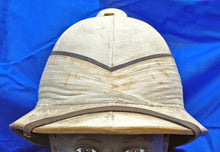 Sun Helmet, British Naval Pith Helmet, Tress & Co dated 1917 - Art goes to War