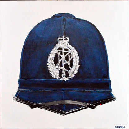 Sun Helmet, Foreign Service Helmet, Black Watch Royal Highlanders. Art Print - Art goes to War