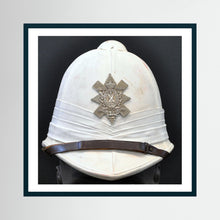 Sun Helmet, Foreign Service Helmet, Black Watch Royal Highlanders — painting presentation mockup
