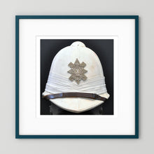 Sun Helmet, Foreign Service Helmet, Black Watch Royal Highlanders — painting presentation mockup