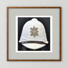 Sun Helmet, Foreign Service Helmet, Black Watch Royal Highlanders — painting presentation mockup