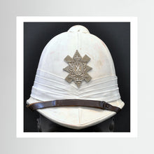 Sun Helmet, Foreign Service Helmet, Black Watch Royal Highlanders — painting presentation mockup