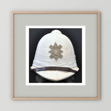 Sun Helmet, Foreign Service Helmet, Black Watch Royal Highlanders — painting presentation mockup