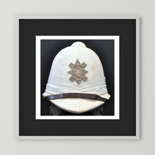 Sun Helmet, Foreign Service Helmet, Black Watch Royal Highlanders — painting presentation mockup