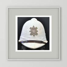 Sun Helmet, Foreign Service Helmet, Black Watch Royal Highlanders — painting presentation mockup