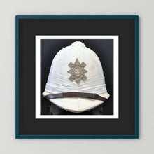 Sun Helmet, Foreign Service Helmet, Black Watch Royal Highlanders — painting presentation mockup