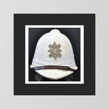 Sun Helmet, Foreign Service Helmet, Black Watch Royal Highlanders — painting presentation mockup