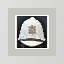 Sun Helmet, Foreign Service Helmet, Black Watch Royal Highlanders — painting presentation mockup