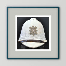 Sun Helmet, Foreign Service Helmet, Black Watch Royal Highlanders — painting presentation mockup