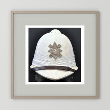 Sun Helmet, Foreign Service Helmet, Black Watch Royal Highlanders — painting presentation mockup