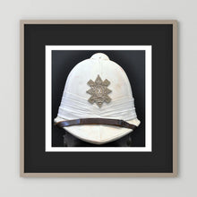 Sun Helmet, Foreign Service Helmet, Black Watch Royal Highlanders — painting presentation mockup