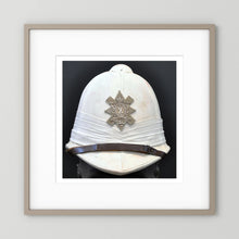 Sun Helmet, Foreign Service Helmet, Black Watch Royal Highlanders — painting presentation mockup
