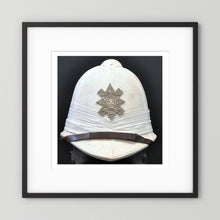 Sun Helmet, Foreign Service Helmet, Black Watch Royal Highlanders — painting presentation mockup