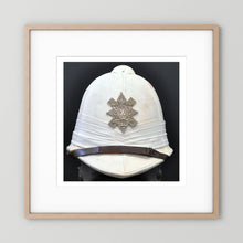 Sun Helmet, Foreign Service Helmet, Black Watch Royal Highlanders — painting presentation mockup