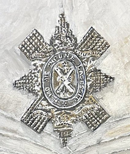 Sun Helmet, Foreign Service Helmet, Black Watch Royal Highlanders. - Art goes to War
