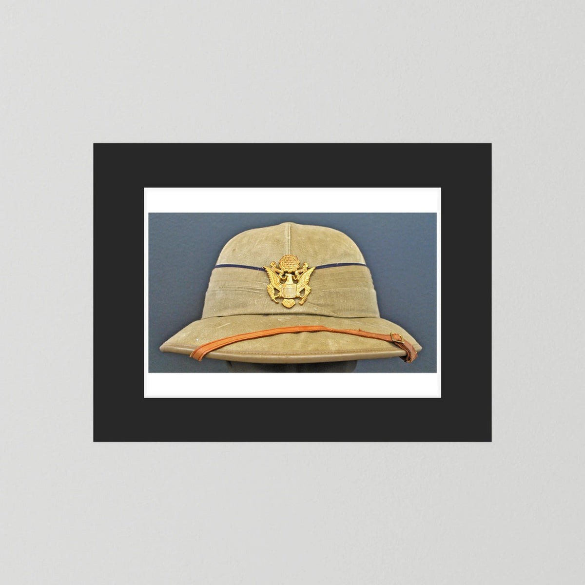 Photograph of Sun Helmet, Foreign Service Helmet, United States Officer, English manufacture