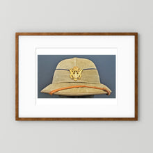 Photograph of Sun Helmet, Foreign Service Helmet, United States Officer, English manufacture
