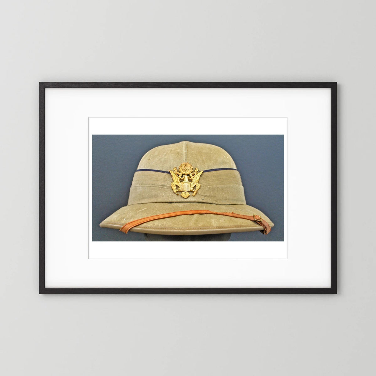Photograph of Sun Helmet, Foreign Service Helmet, United States Officer, English manufacture