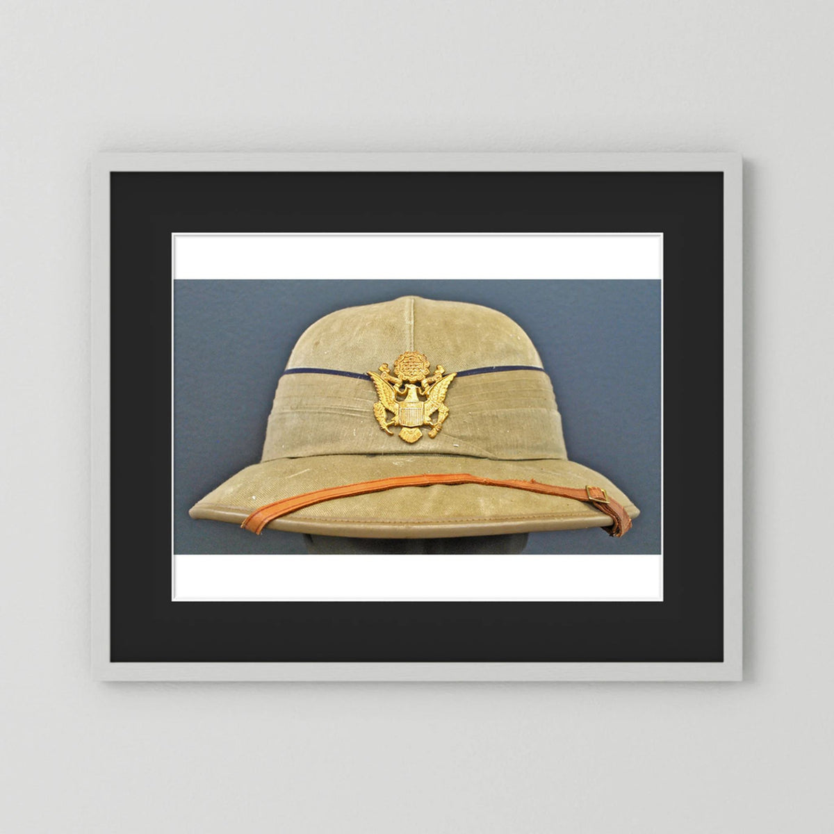 Photograph of Sun Helmet, Foreign Service Helmet, United States Officer, English manufacture