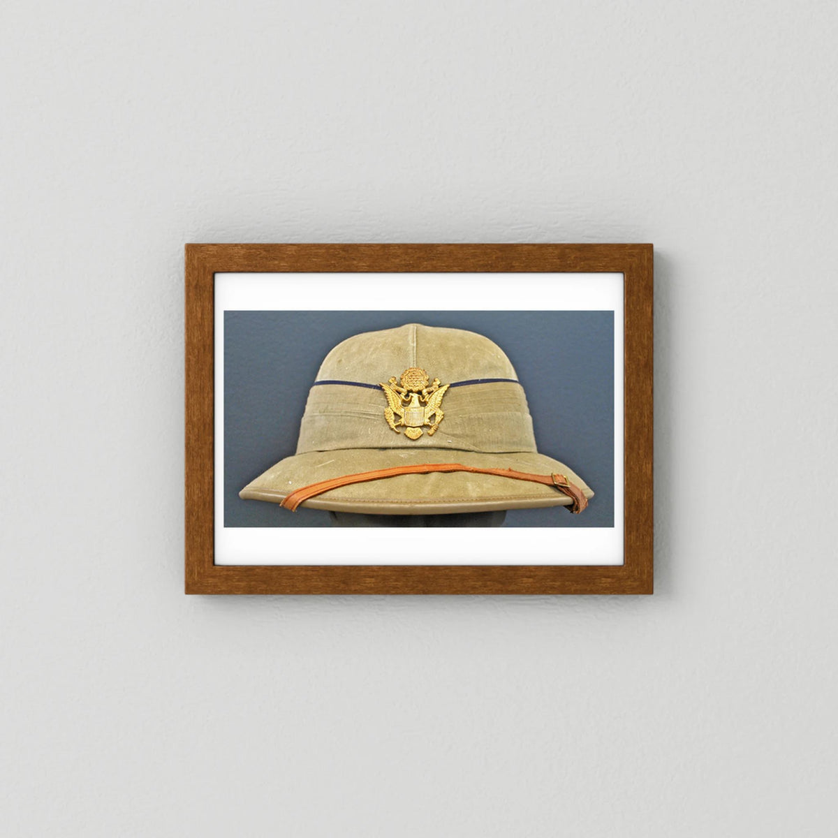 Photograph of Sun Helmet, Foreign Service Helmet, United States Officer, English manufacture