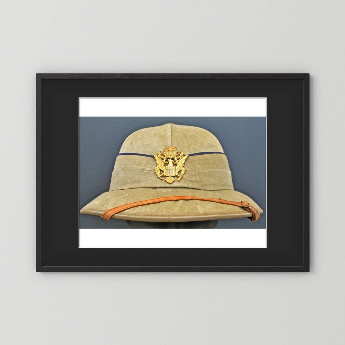Photograph of Sun Helmet, Foreign Service Helmet, United States Officer, English manufacture