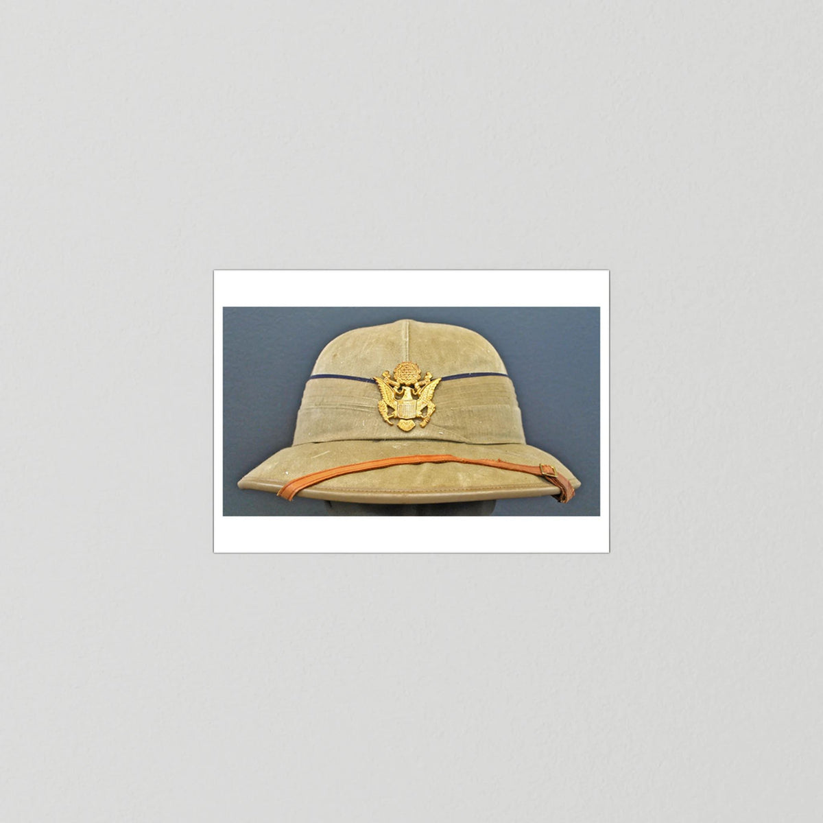 Photograph of Sun Helmet, Foreign Service Helmet, United States Officer, English manufacture
