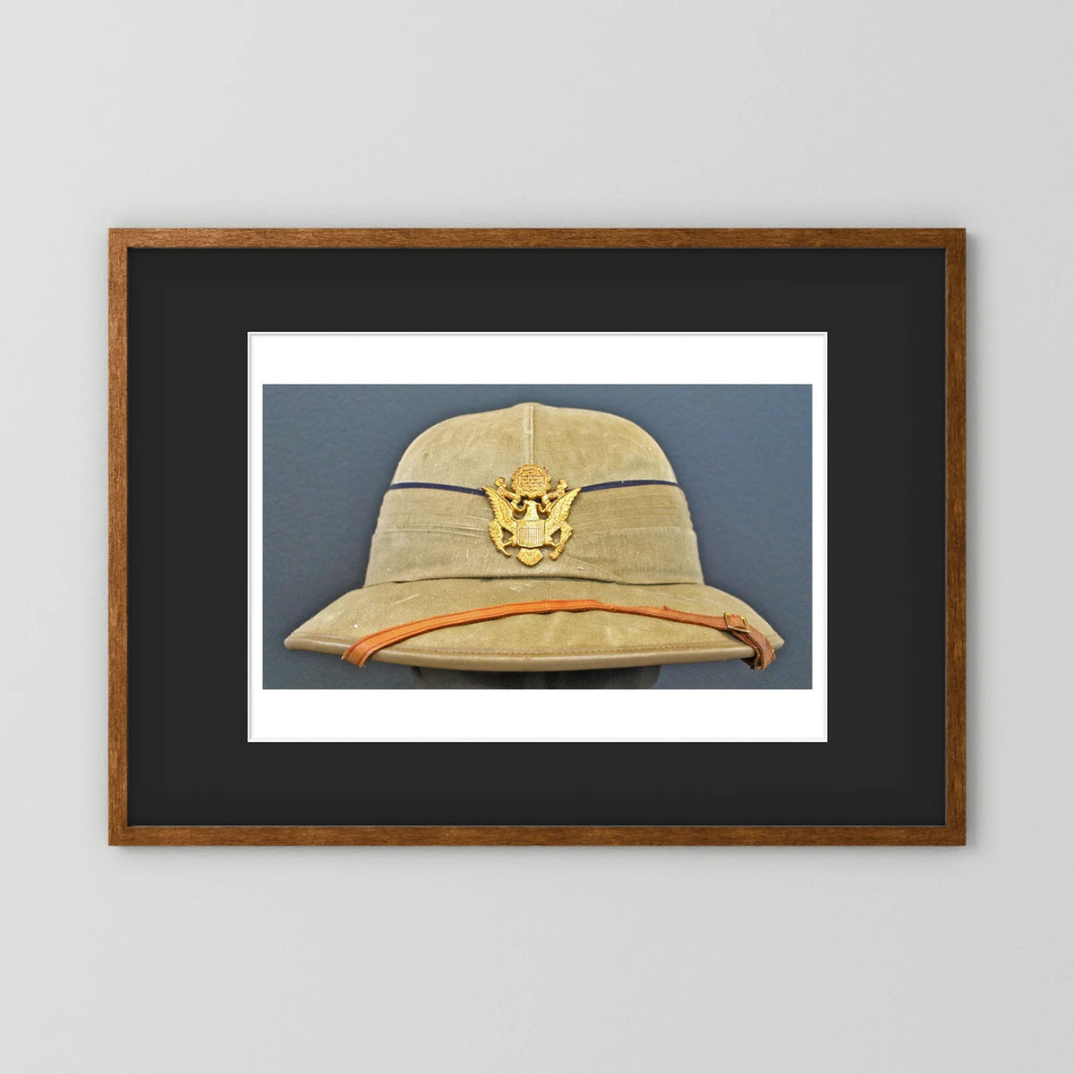 Photograph of Sun Helmet, Foreign Service Helmet, United States Officer, English manufacture