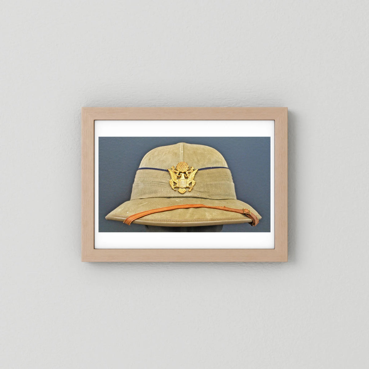 Photograph of Sun Helmet, Foreign Service Helmet, United States Officer, English manufacture
