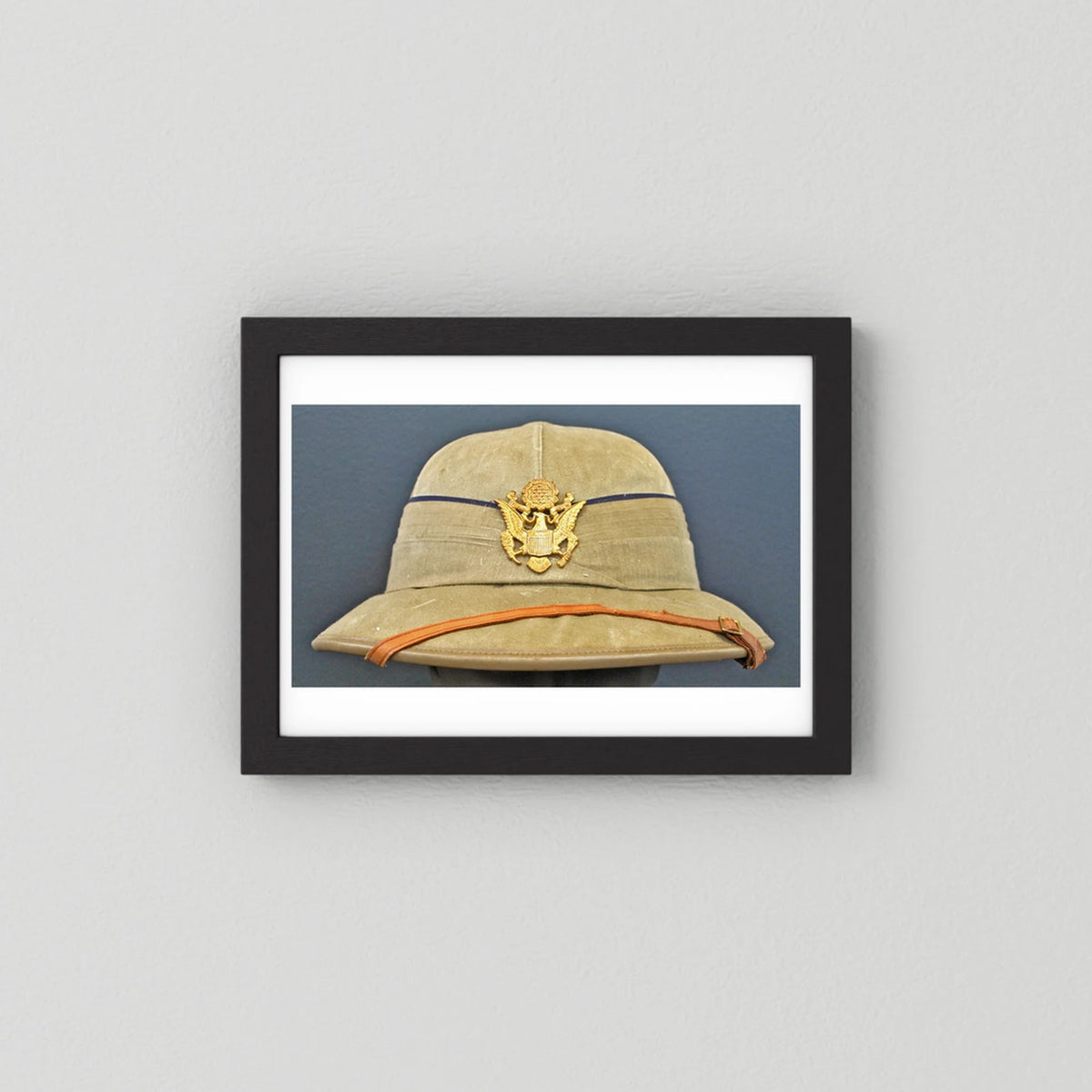 Photograph of Sun Helmet, Foreign Service Helmet, United States Officer, English manufacture