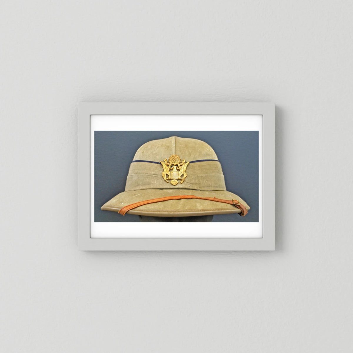 Photograph of Sun Helmet, Foreign Service Helmet, United States Officer, English manufacture