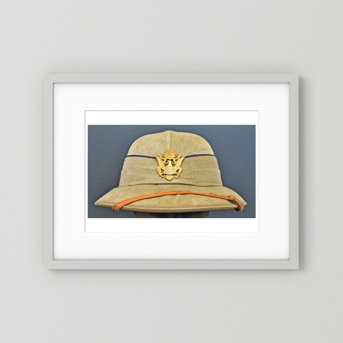 Photograph of Sun Helmet, Foreign Service Helmet, United States Officer, English manufacture