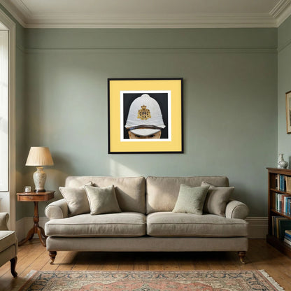 Sun Helmet, Victorian Foreign Service Helmet, 24th Regiment of Foot. Photograph - Art goes to War