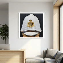 Sun Helmet, Victorian Foreign Service Helmet, 24th Regiment of Foot — photograph presentation mockup