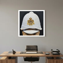 Sun Helmet, Victorian Foreign Service Helmet, 24th Regiment of Foot — photograph presentation mockup