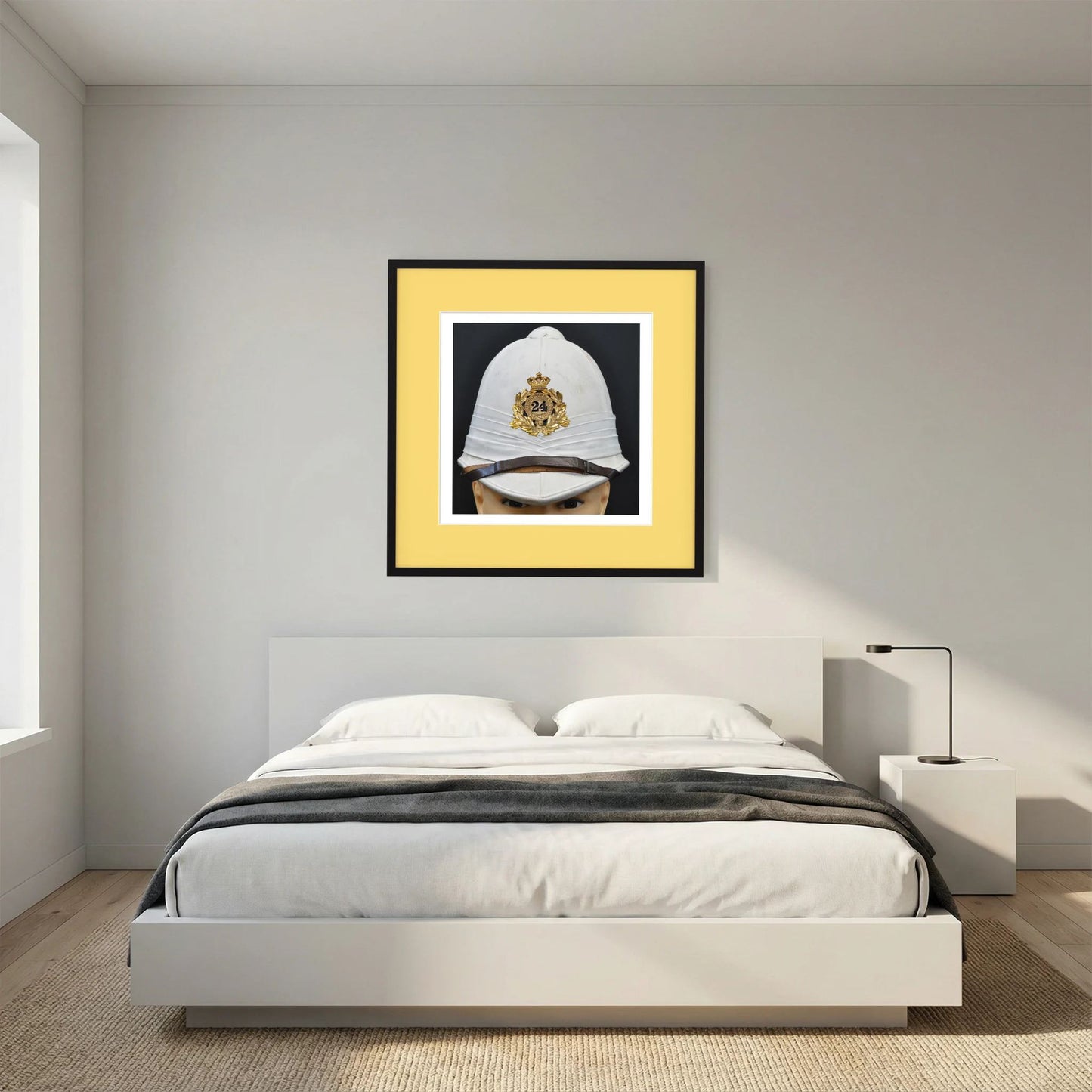 Sun Helmet, Victorian Foreign Service Helmet, 24th Regiment of Foot. Photograph - Art goes to War