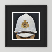 Sun Helmet, Victorian Foreign Service Helmet, 24th Regiment of Foot — photograph presentation mockup