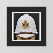 Sun Helmet, Victorian Foreign Service Helmet, 24th Regiment of Foot — photograph presentation mockup