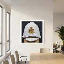 Sun Helmet, Victorian Foreign Service Helmet, 24th Regiment of Foot — photograph presentation mockup