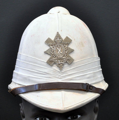 Sun Helmet, Victorian Foreign Service Helmet, Black Watch Highlanders. - Art goes to War