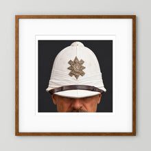 Sun Helmet, Victorian Foreign Service Helmet, Black Watch, Royal Highlanders — photograph presentation mockup