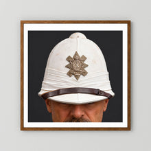 Sun Helmet, Victorian Foreign Service Helmet, Black Watch, Royal Highlanders — photograph presentation mockup