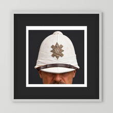 Sun Helmet, Victorian Foreign Service Helmet, Black Watch, Royal Highlanders — photograph presentation mockup