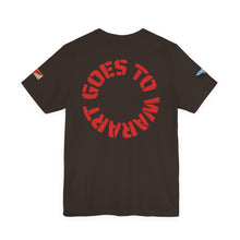 Tee. Art Goes to War T‑Shirt — Painter Portrait Graphic Tee — product photograph