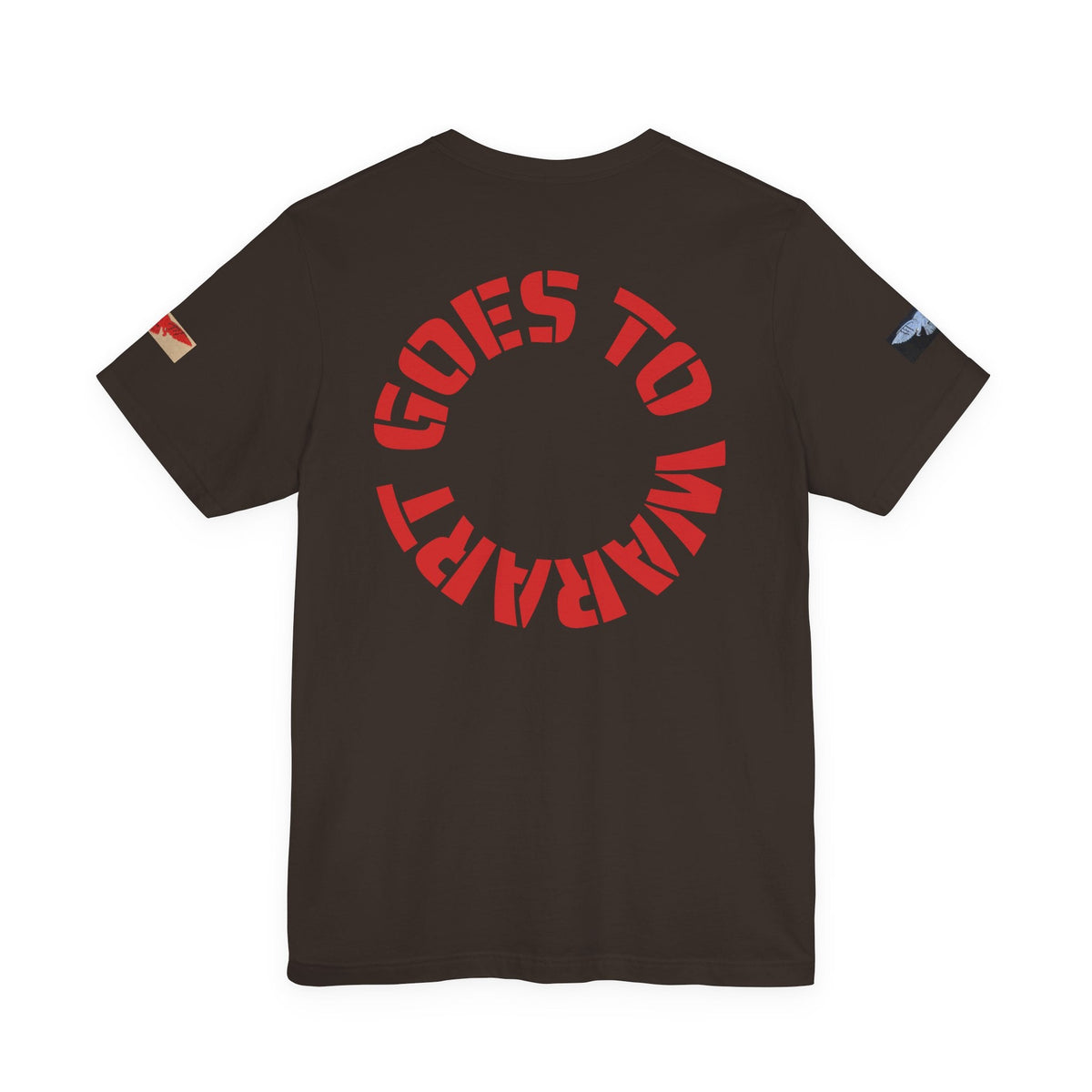 Tee. Art Goes to War T‑Shirt — Painter Portrait Graphic Tee — product photograph